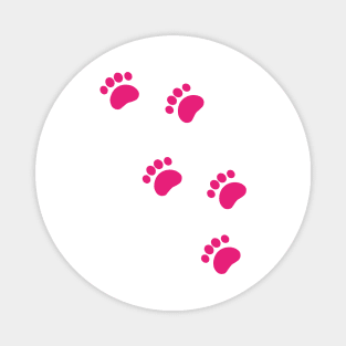 Animal Tracks Paw Prints Magnet